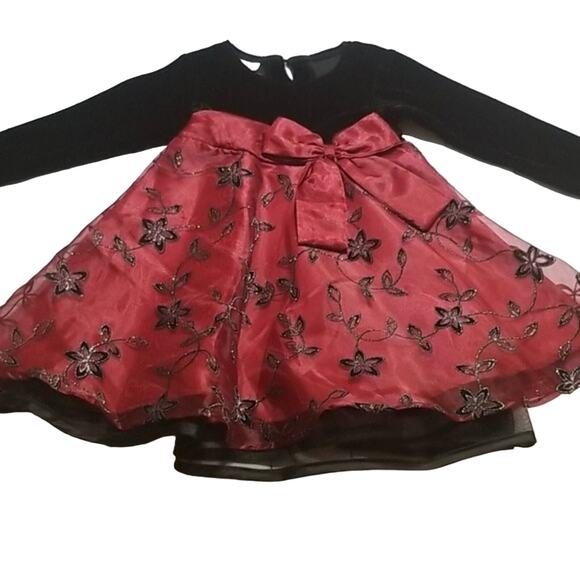 Little Girls Formal Embroidered Dress - Picture 1 of 10
